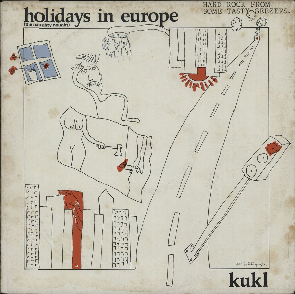 K.U.K.L. Holidays In Europe (The Naughty Nought) - 1st UK vinyl LP album (LP record) CAT.NO.4.