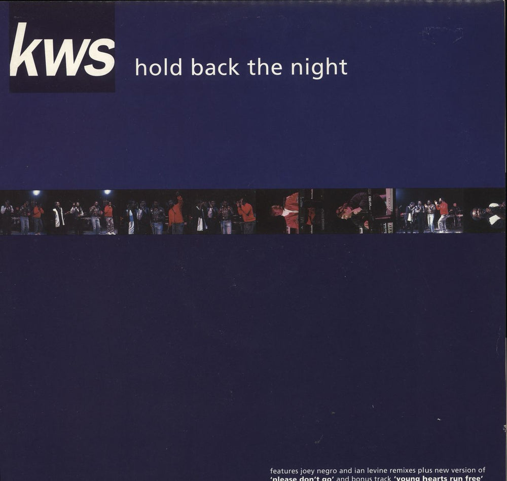 K.W.S. Hold Back The Night UK 12" vinyl single (12 inch record / Maxi-single) NWKT65