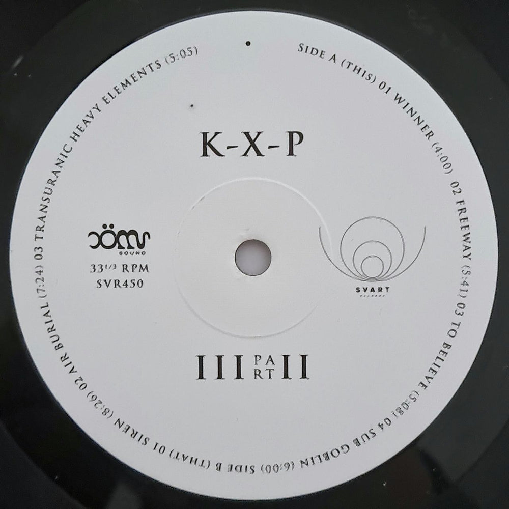 K-X-P III Part II UK vinyl LP album (LP record) 4-YLPII767894