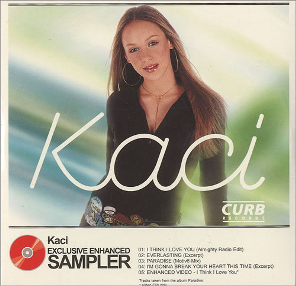 Kaci Exclusive Enhanced Sampler UK Promo CD single (CD5 / 5") KACI01