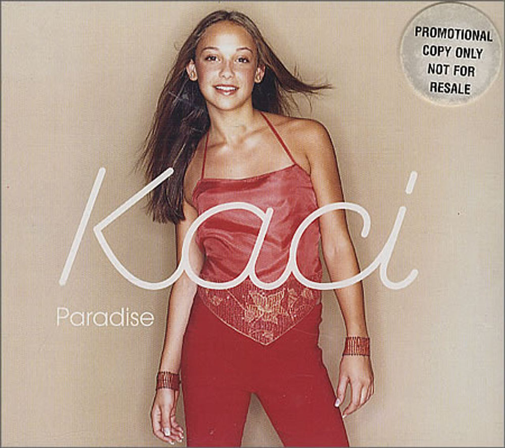 Kaci Paradise UK Promo CD single (CD5 / 5") CUBCJ61