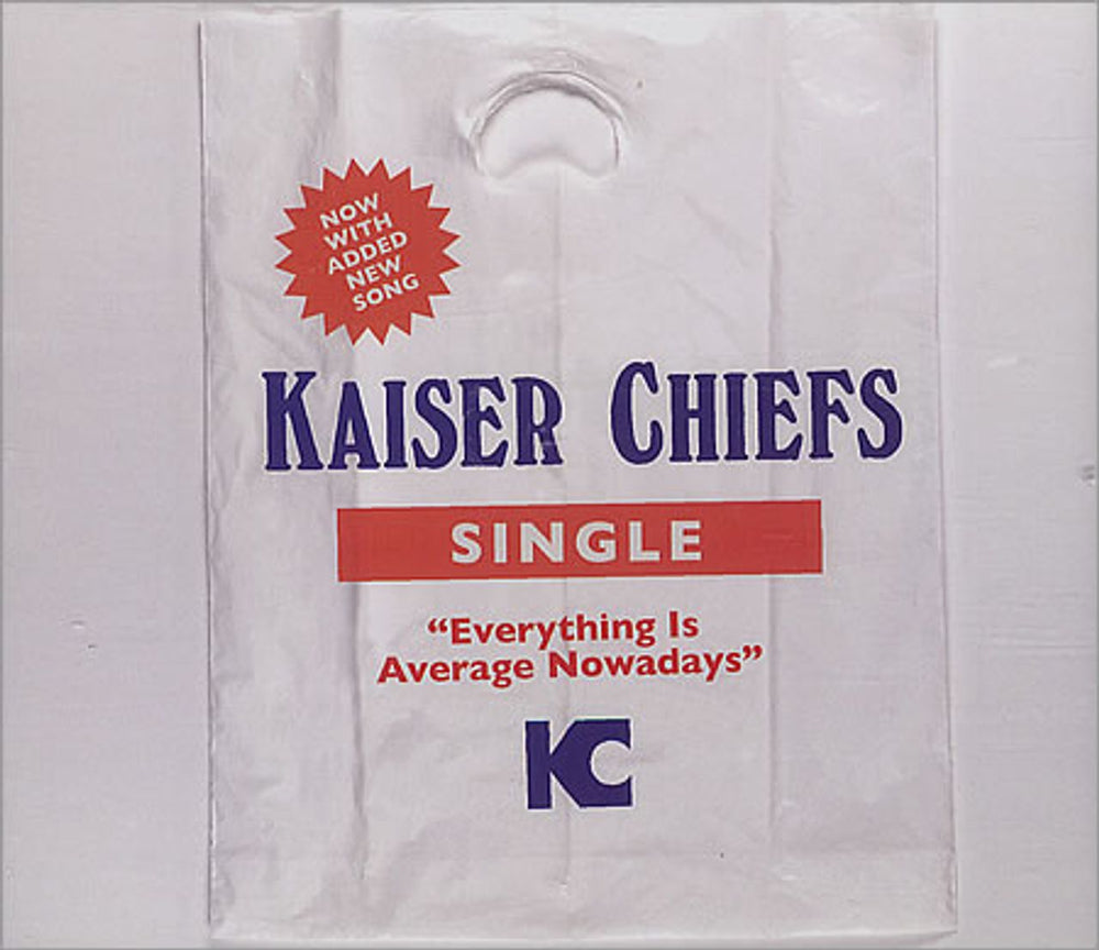 Kaiser Chiefs Everything Is Average Nowadays UK CD single (CD5 / 5") BUN125CD