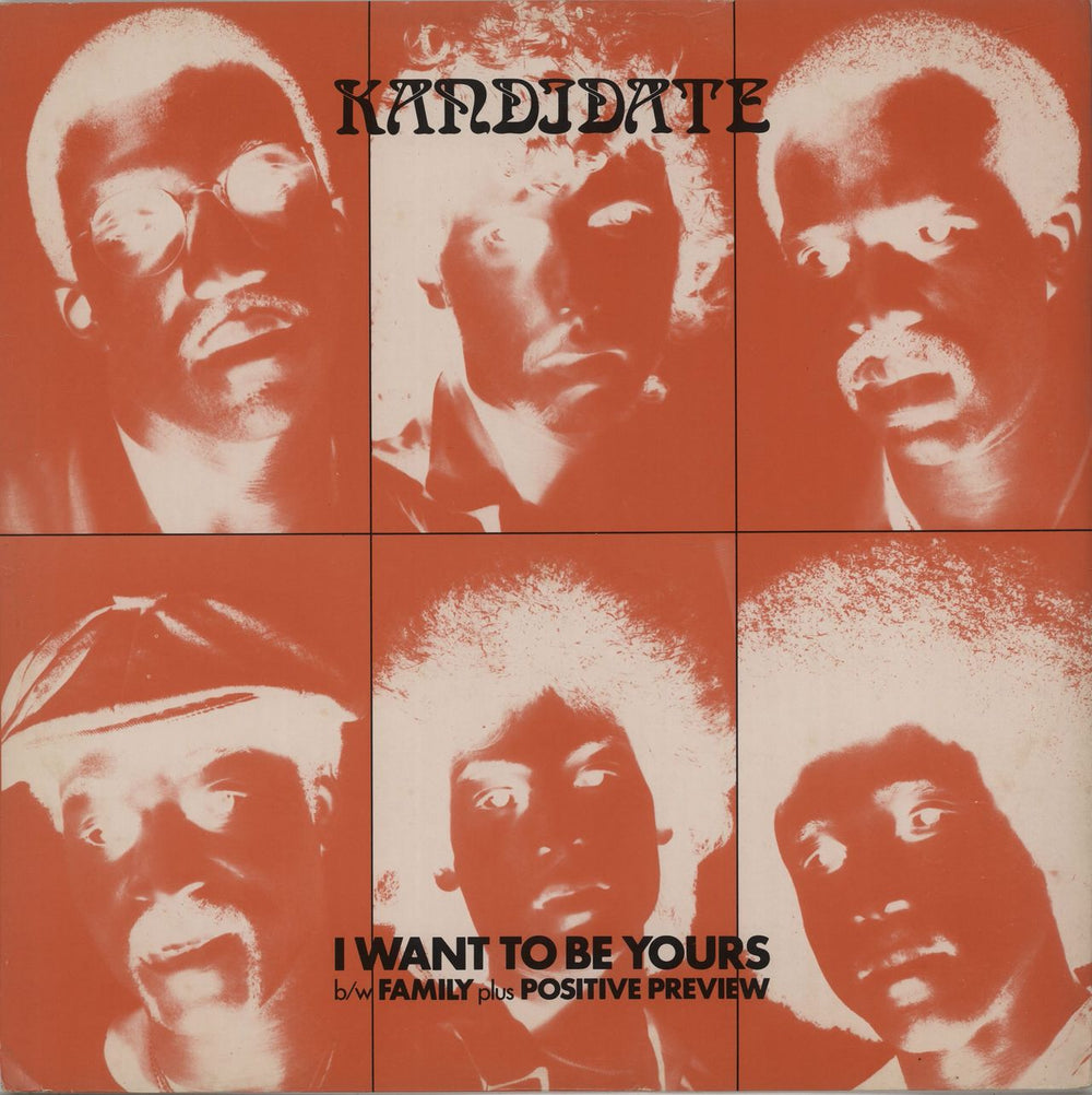 Kandidate I Want To Be Yours UK 12" vinyl single (12 inch record / Maxi-single) POSPX337