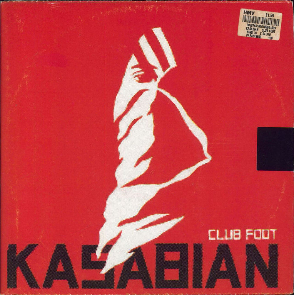 Kasabian Club Foot UK 10" vinyl single (10 inch record) PARADISE09