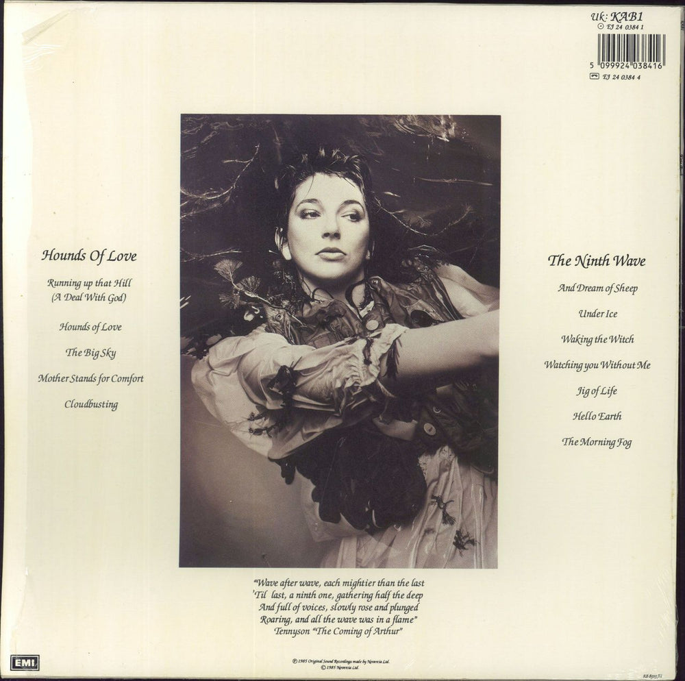 Kate Bush Hounds Of Love - Open Shrink UK vinyl LP album (LP record) BUSLPHO820905