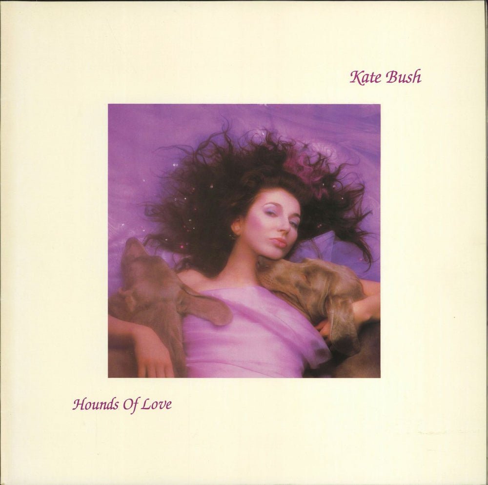 Kate Bush Hounds Of Love + Insert UK vinyl LP album (LP record) KAB1