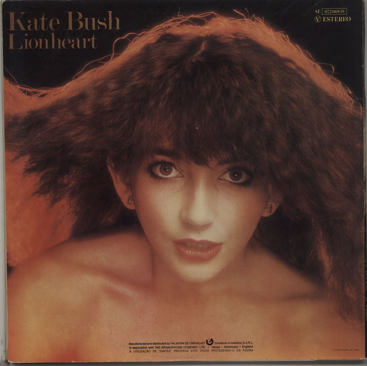 Kate Bush Lionheart Portugese Vinyl LP —