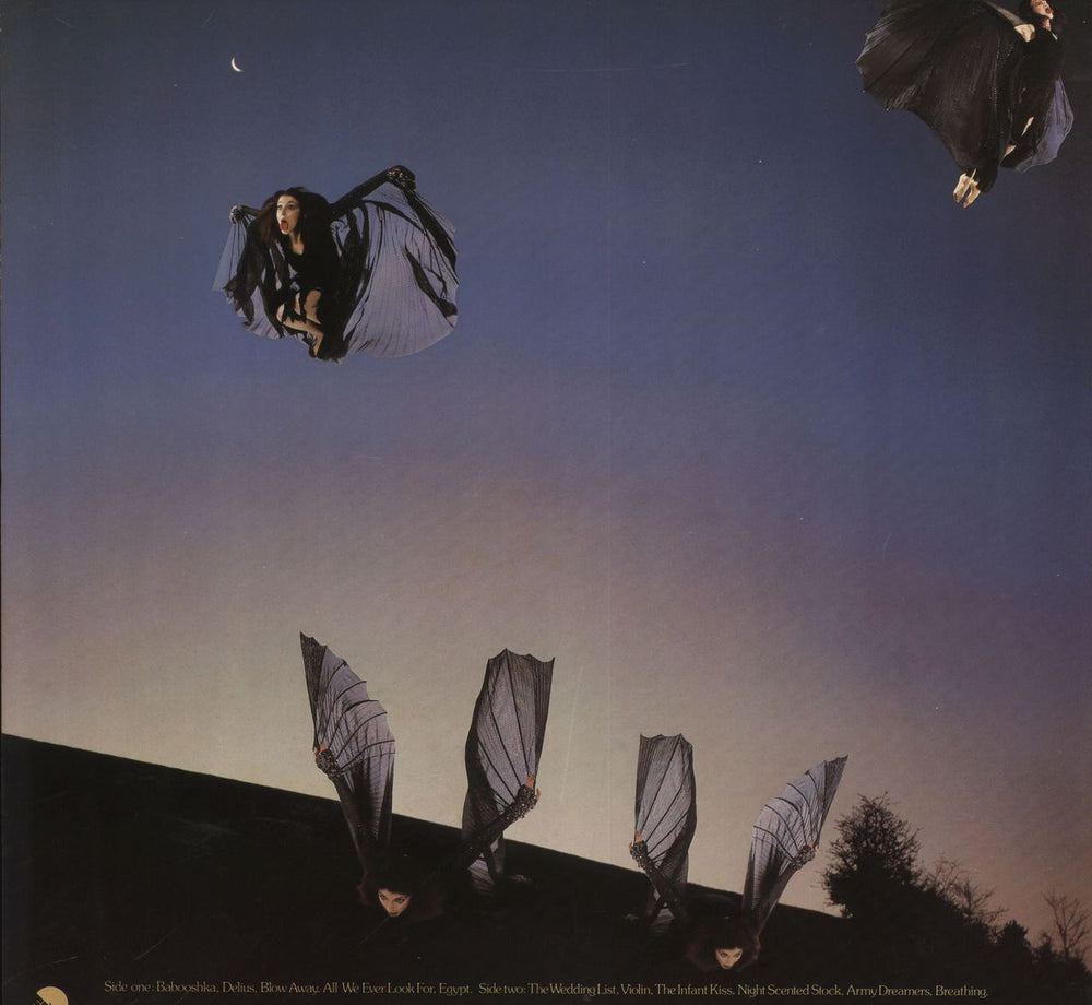 Kate Bush Never For Ever + Obi Japanese vinyl LP album (LP record)