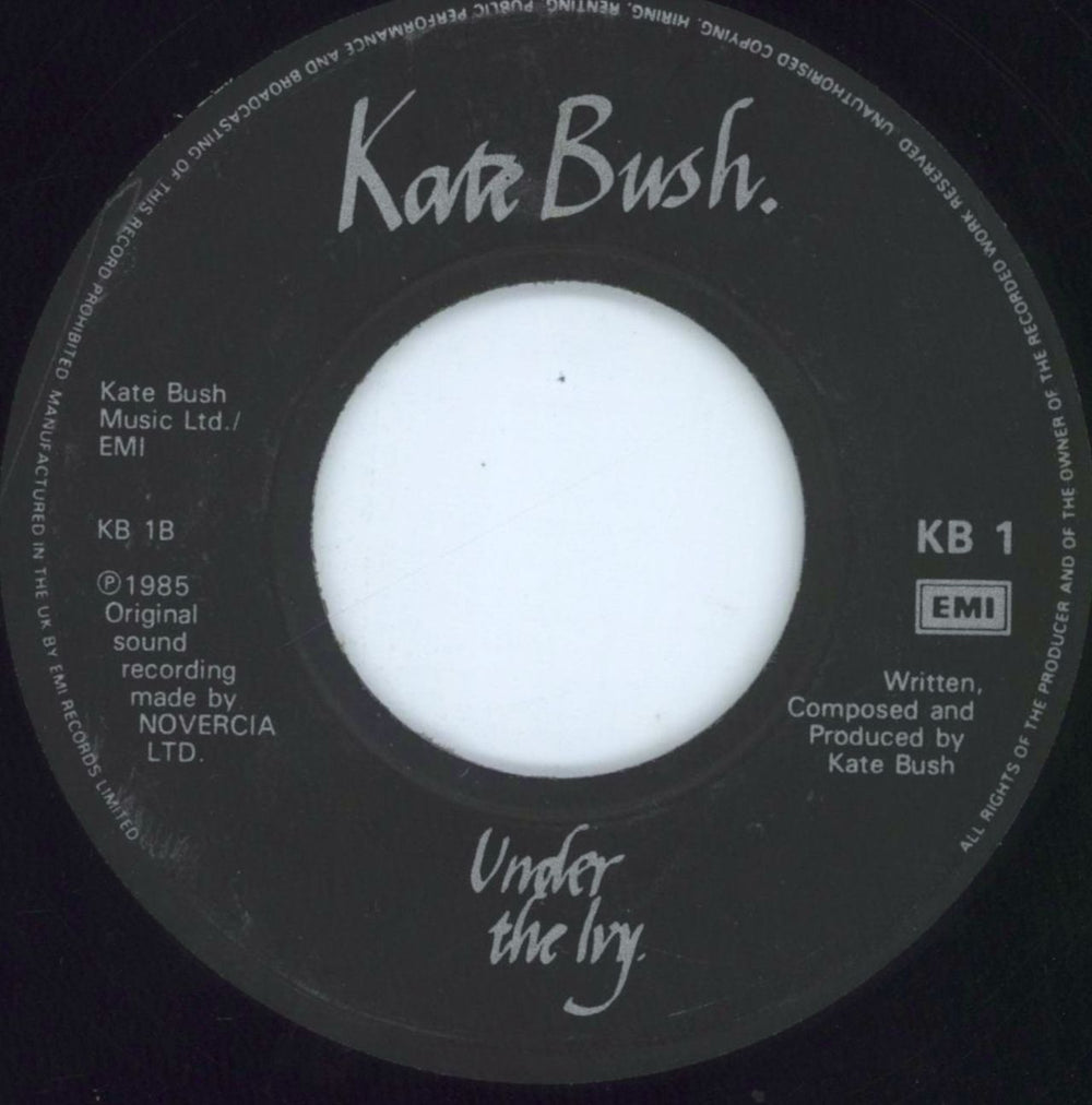 Kate Bush Running Up That Hill - Jukebox UK 7" vinyl single (7 inch record / 45)