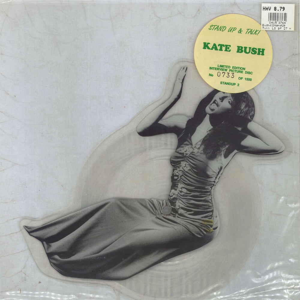 Kate Bush Stand Up & Talk + Stand UK shaped picture disc (picture disc vinyl record) STANDUP2