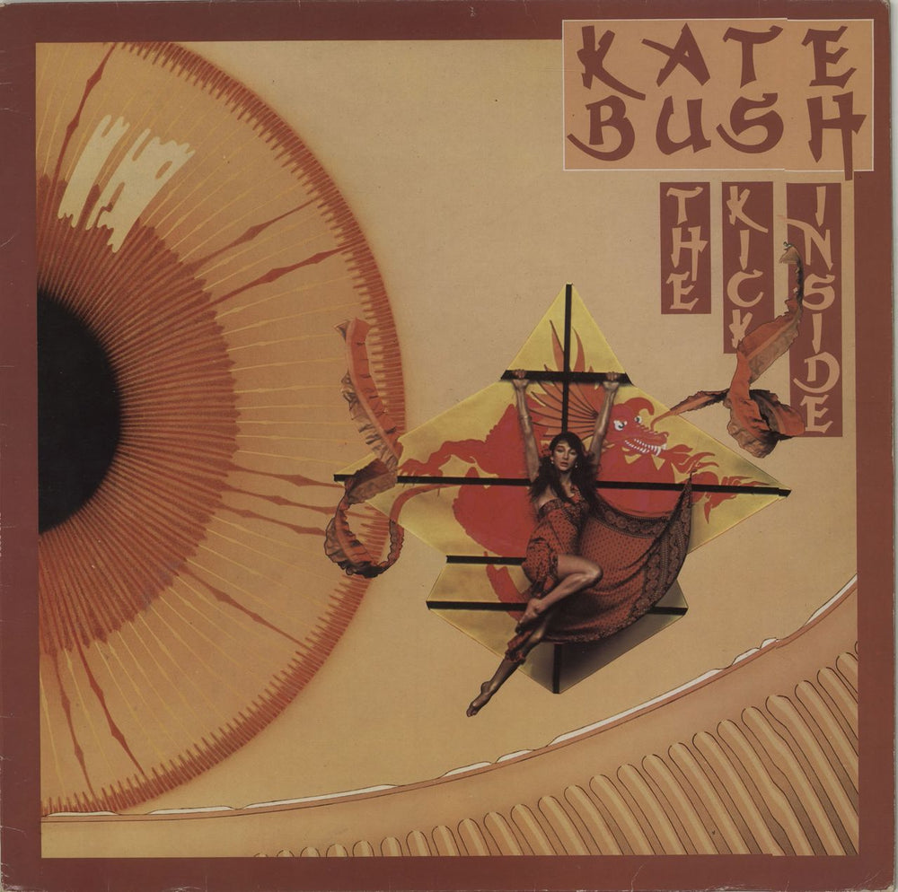 Kate Bush The Kick Inside - 2nd UK vinyl LP album (LP record) EMC3223