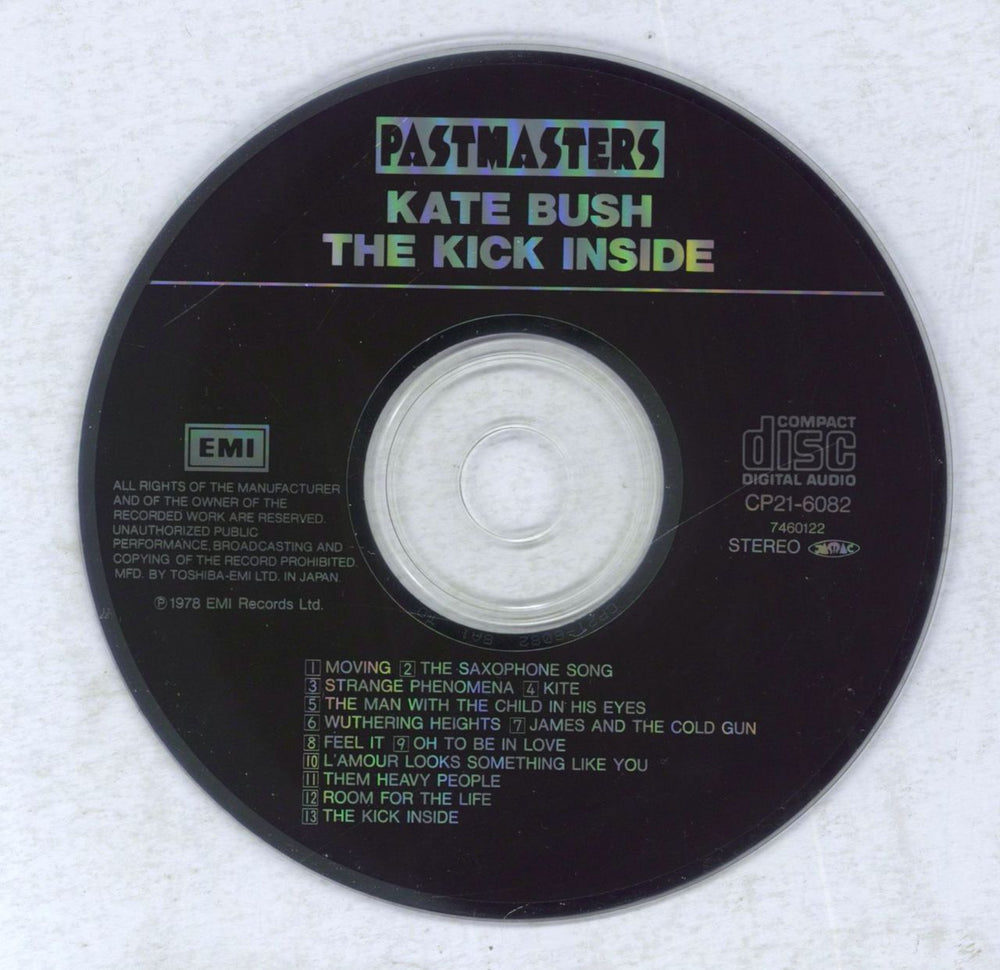 Kate Bush The Kick Inside - Misspelt + Obi Japanese CD album (CDLP) 4988006638457