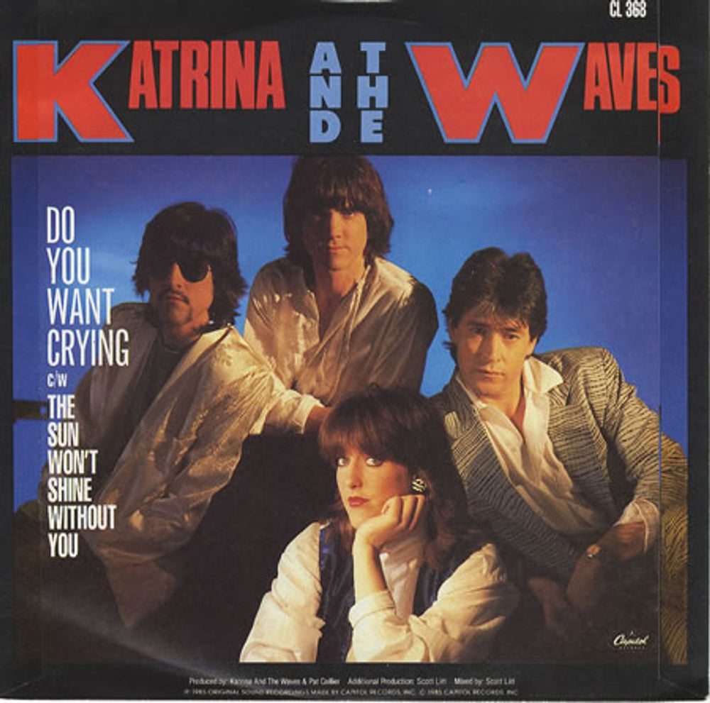 Katrina & The Waves Do You Want Crying UK 7" vinyl single (7 inch record / 45) KTW07DO171198