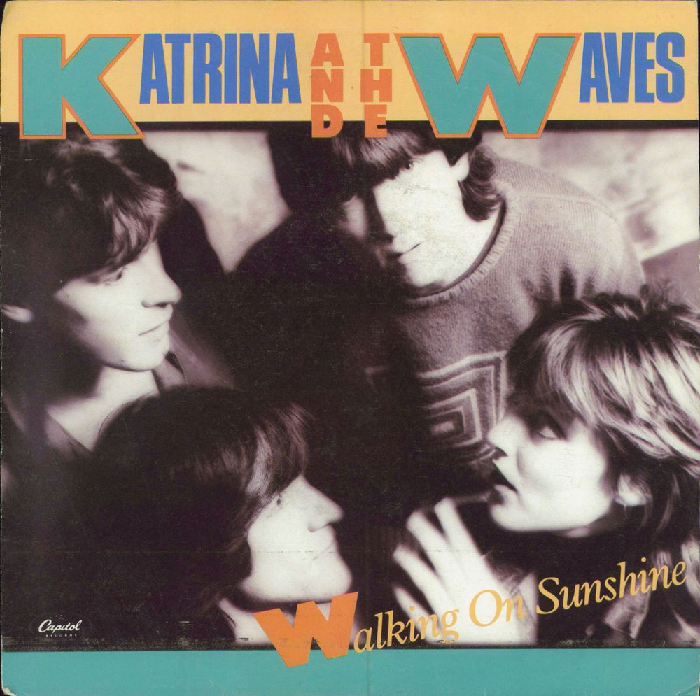 Katrina & The Waves Walking On Sunshine - Mis-labelled UK 7" vinyl single (7 inch record / 45) CL354