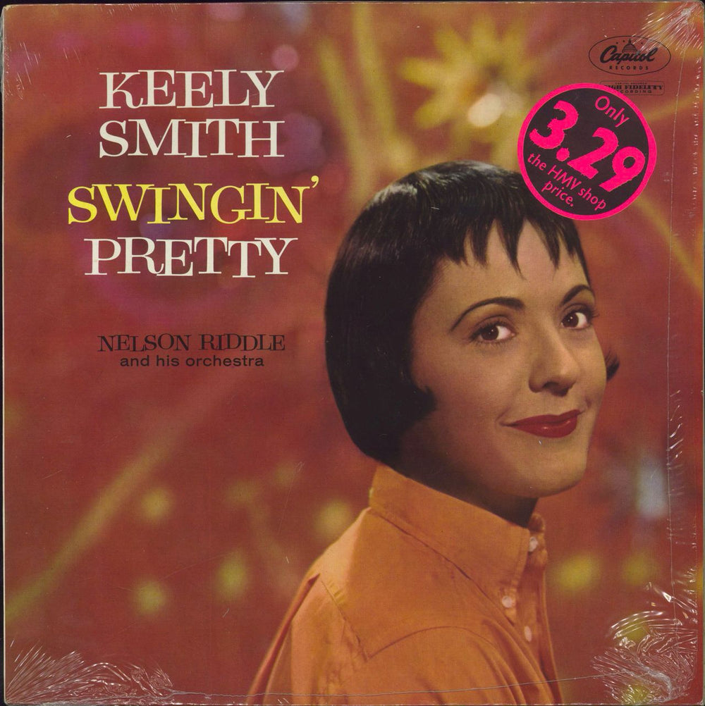 Keely Smith Swingin' Pretty - shrink UK vinyl LP album (LP record) ED260423