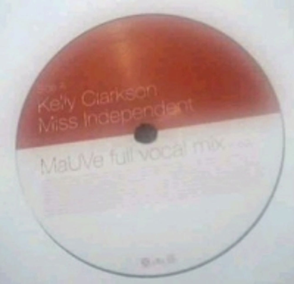 Kelly Clarkson Miss Independent UK Promo 12" vinyl single (12 inch record / Maxi-single) MISSY12