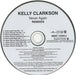 Kelly Clarkson Never Again - Remixes US Promo CD single (CD5 / 5") 88697-12040-2