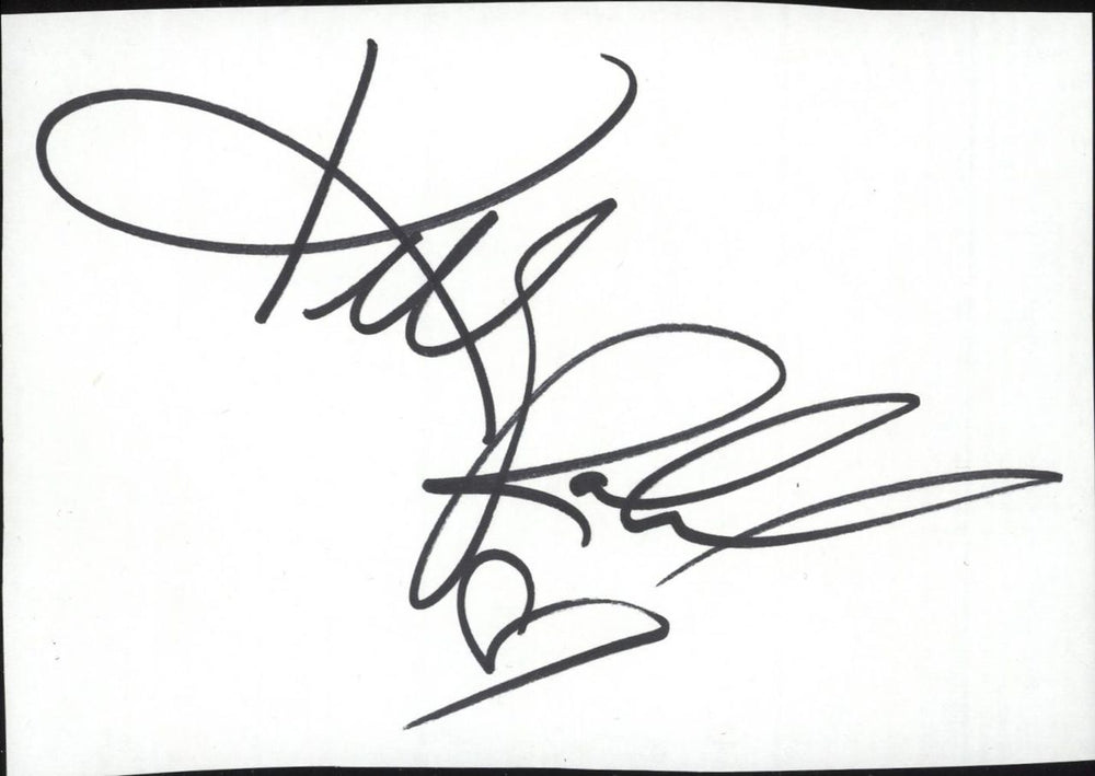 Kelly Rowland Autograph UK memorabilia AUTOGRAPH