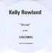 Kelly Rowland Stole UK Promo CD-R acetate CD-R ACETATE