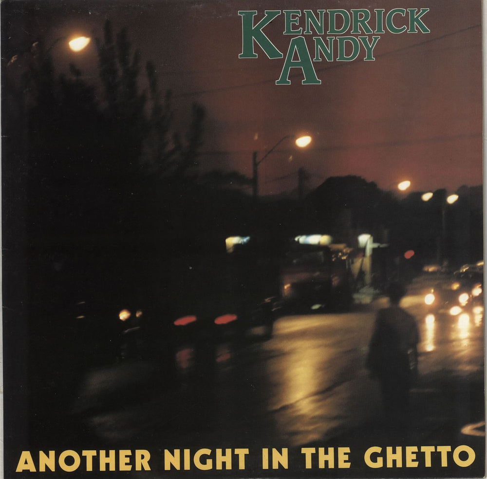 Kendrick Andy Another Night In The Ghetto UK vinyl LP album (LP record) FBKLP01