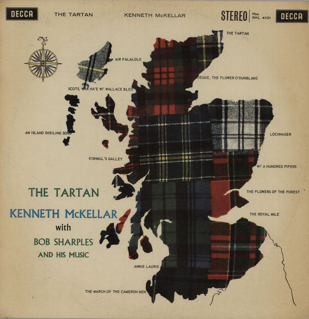 Kenneth McKellar The Tartan UK vinyl LP album (LP record) SKL4101