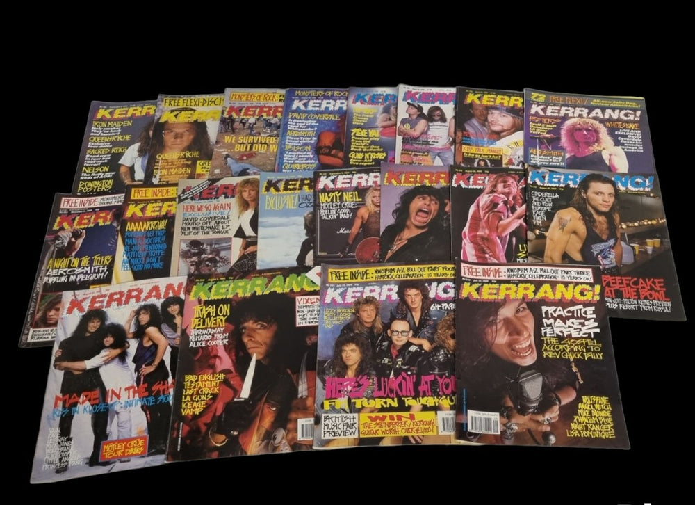 Kerrang! Magazine Collection of 248 Issues from Numbers 5 to 356 [not consecutive] UK magazine Deleted