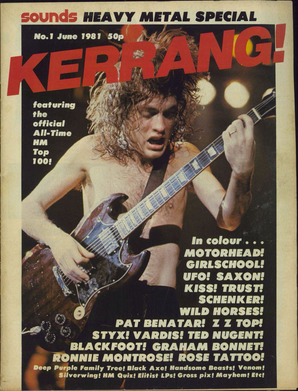 Kerrang! Magazine Kerrang! Magazine - June 1981 UK magazine 1