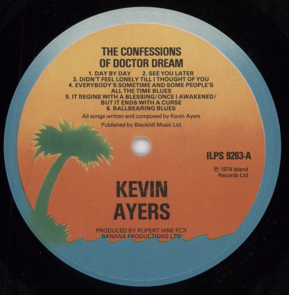 Kevin Ayers The Confessions Of Dr Dream - 2nd UK vinyl LP album (LP record) AYRLPTH796006