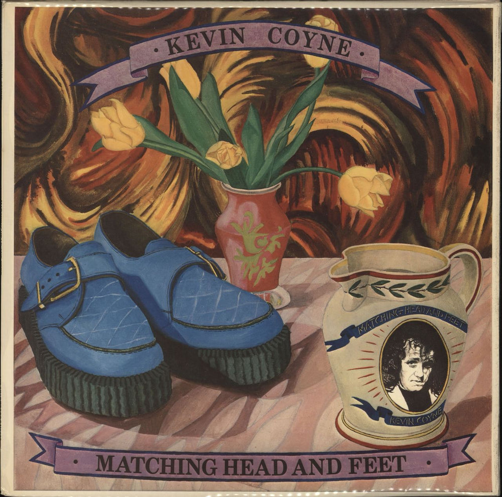 Kevin Coyne Matching Head And Feet + Poster - EX UK vinyl LP album (LP record) V2033