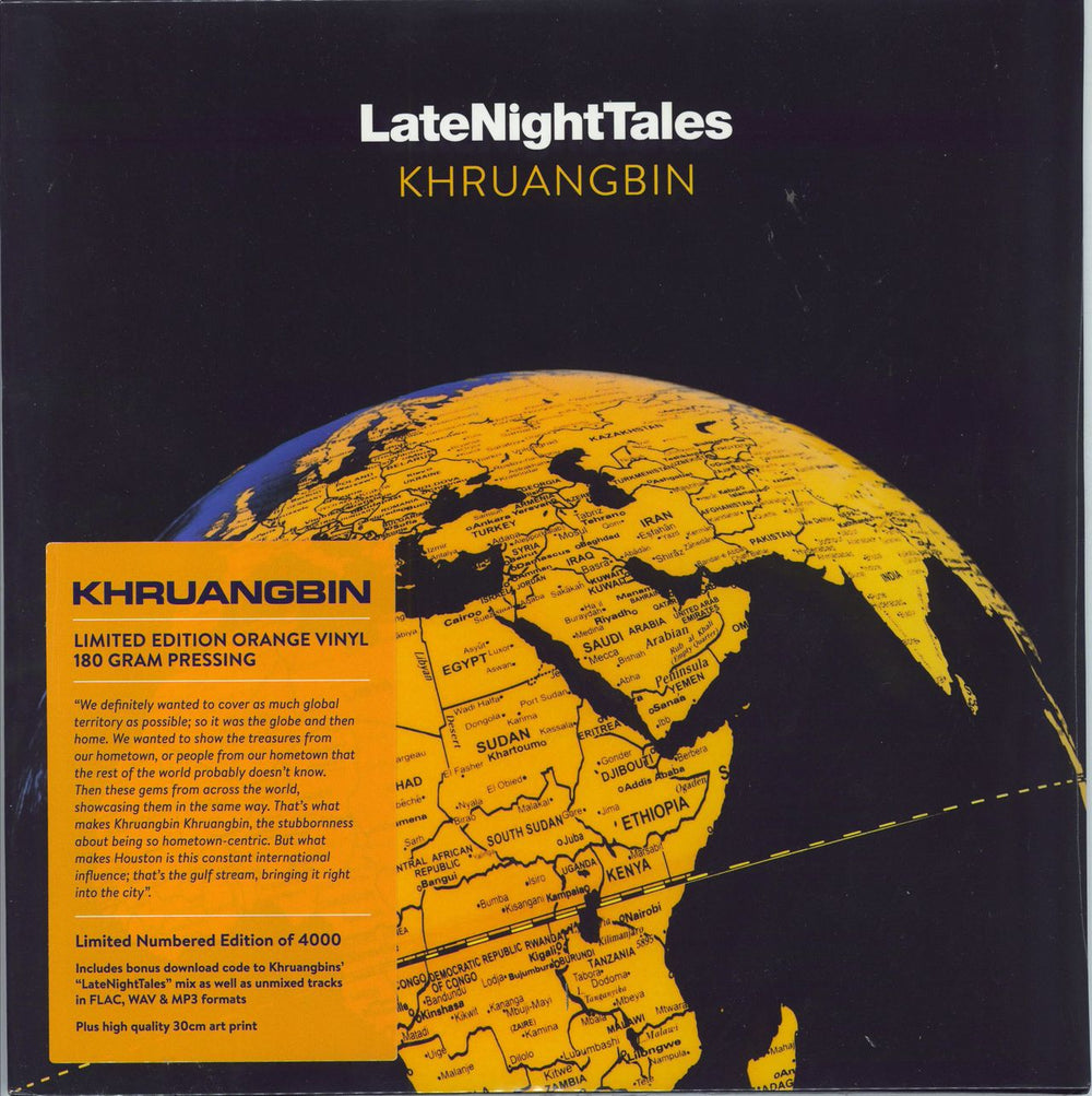 Khruangbin LateNightTales - Orange 180gm - Sealed UK 2-LP vinyl record set (Double LP Album) ALNLP60X