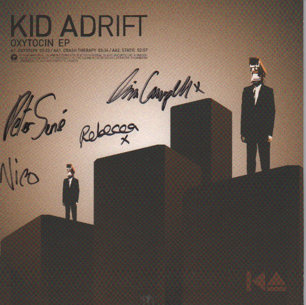 Kid Adrift Oxytocin EP - Autographed UK 7" vinyl single (7 inch record / 45) 2743273