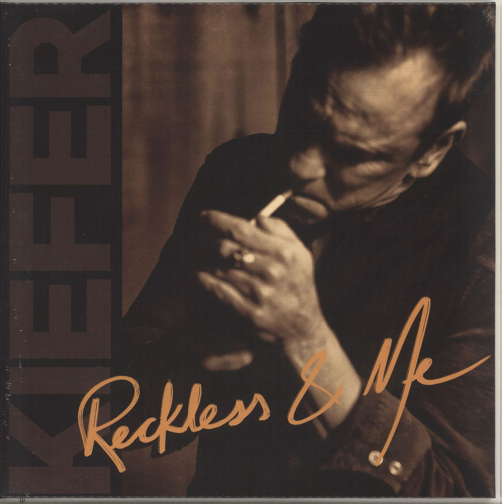 Kiefer Sutherland Reckless & Me + Print + Signed Photo - Sealed UK vinyl LP album (LP record) 4050538482522