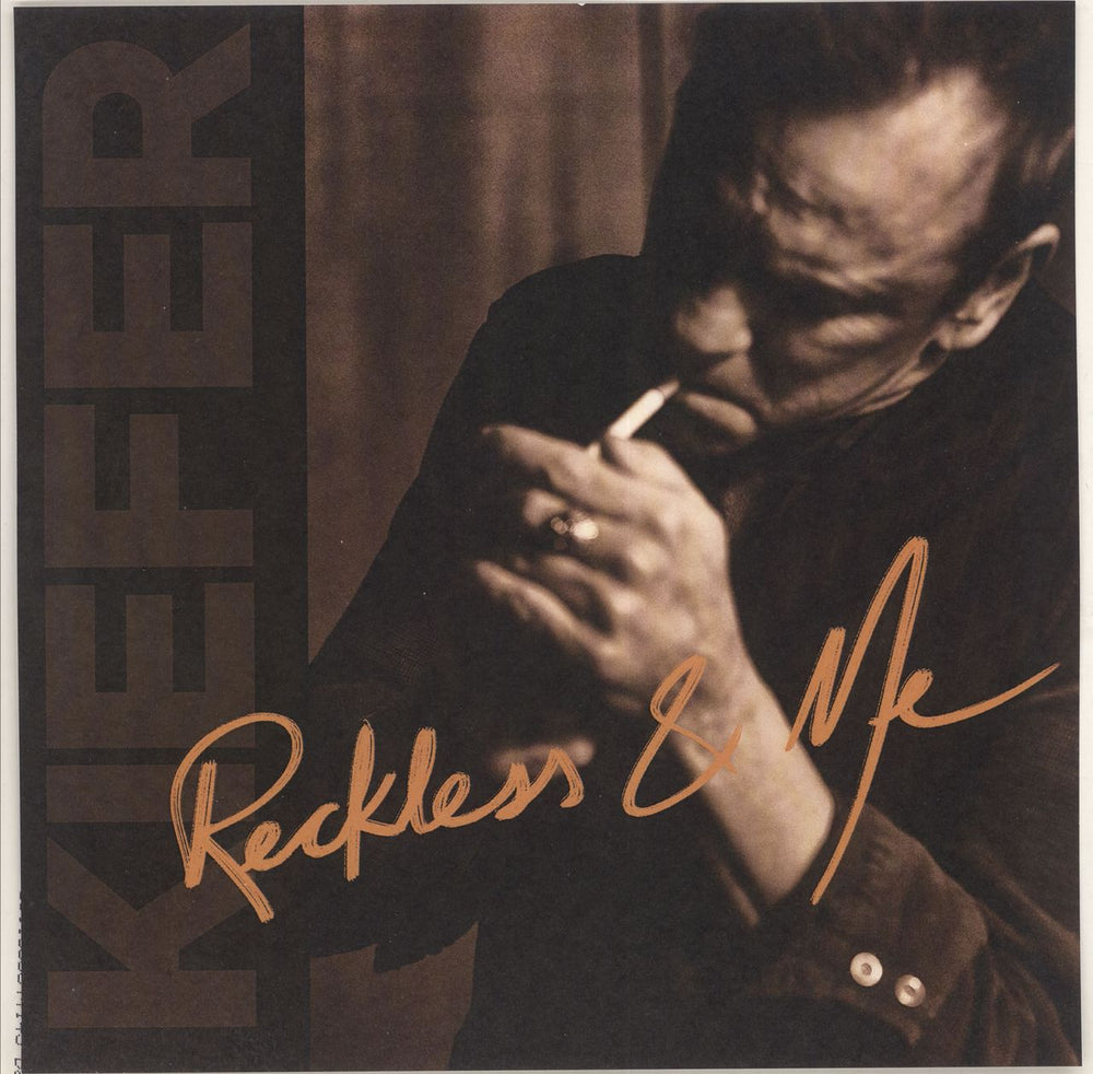 Kiefer Sutherland Reckless & Me + Print + Signed Photo - Sealed UK vinyl LP album (LP record) Z9ZLPRE726082