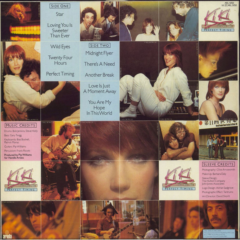 Kiki Dee Perfect Timing - Autographed - Stickered sleeve UK vinyl LP album (LP record)