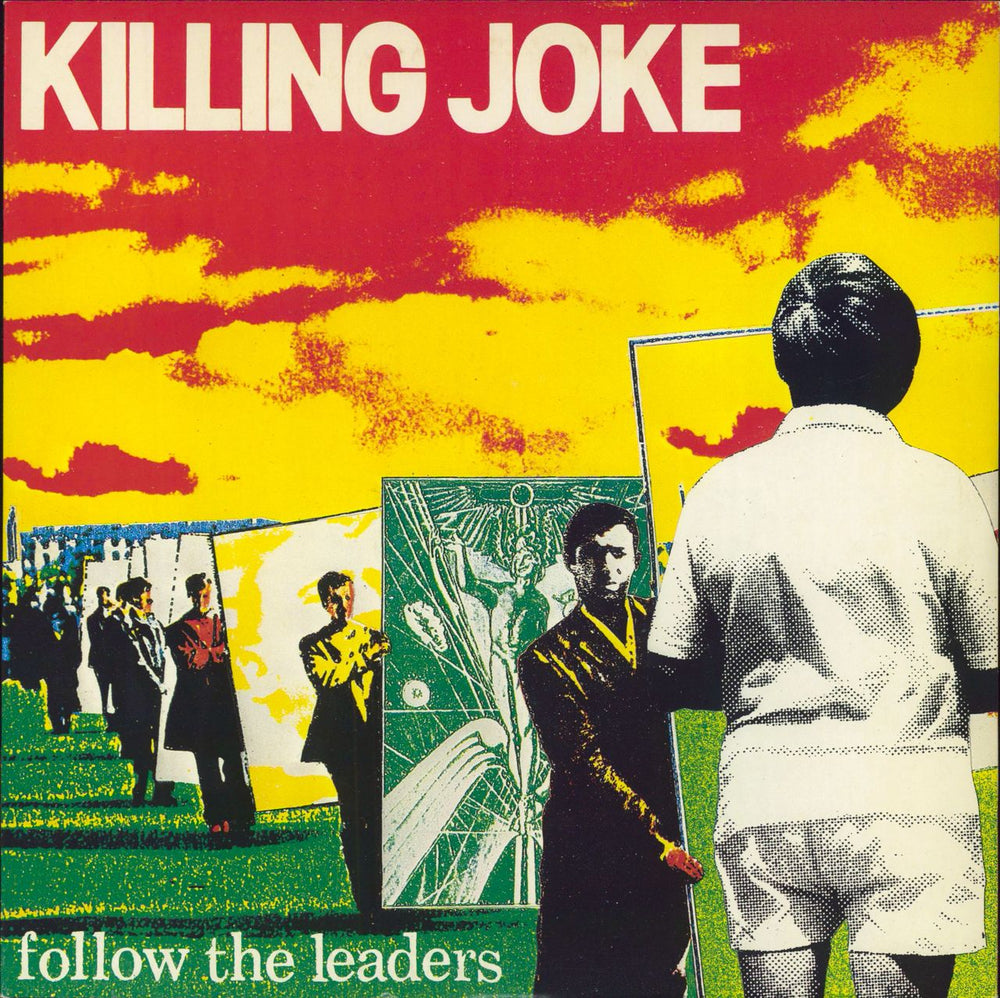 Killing Joke Follow The Leaders UK 10" vinyl single (10 inch record) EGMDX1.01