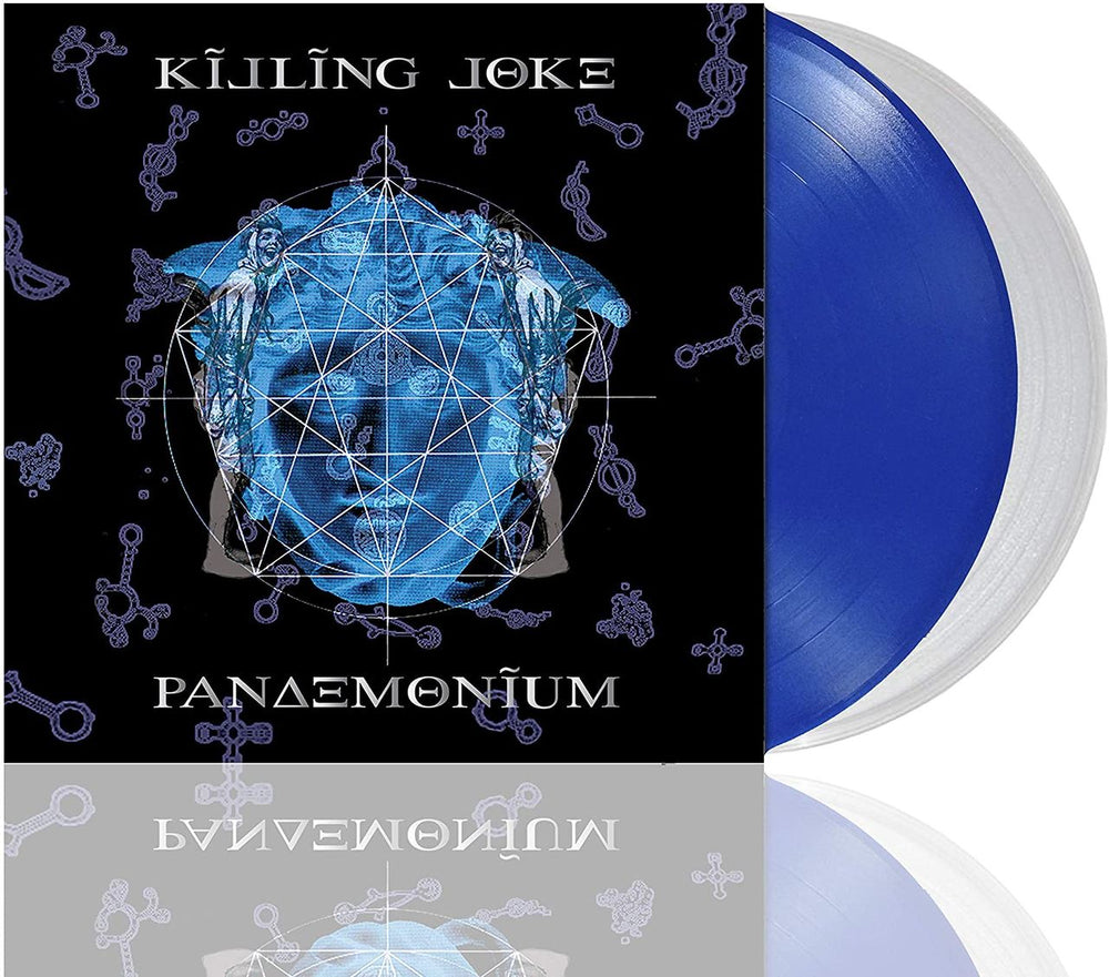 Killing Joke Pandemonium - Blue & Clear Vinyl - Sealed UK 2-LP vinyl record set (Double LP Album) KIL2LPA758590