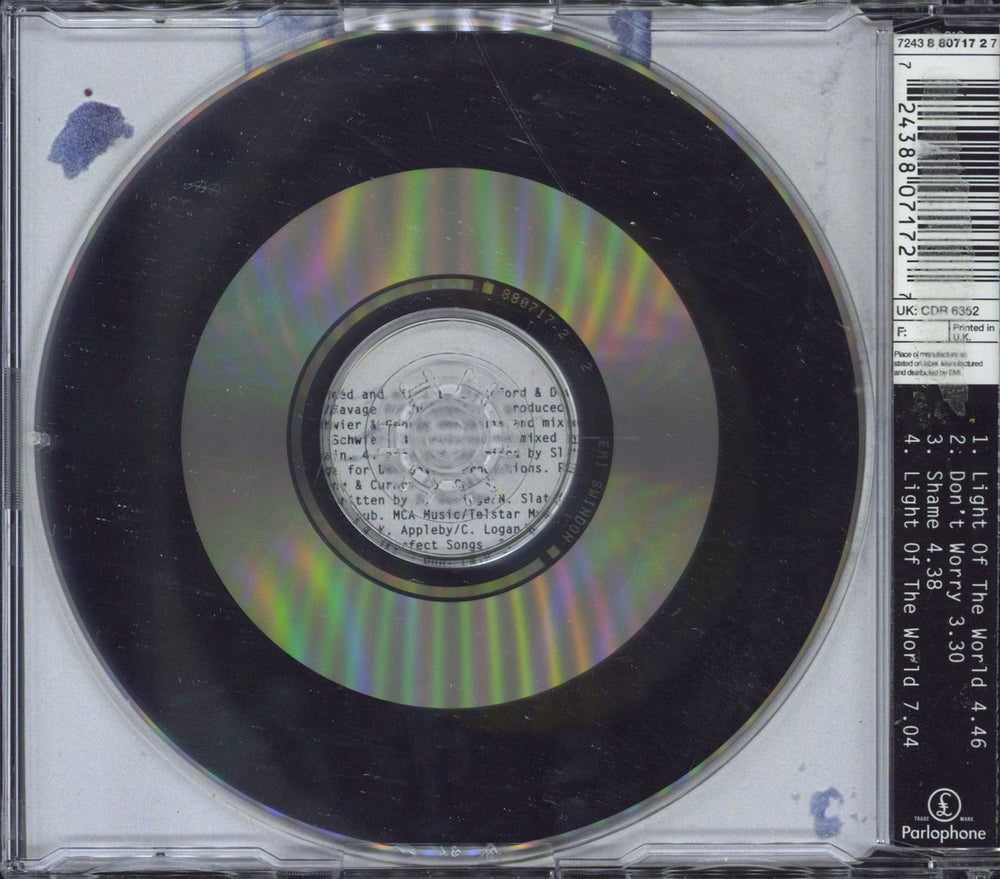 Kim Appleby Light Of The World UK CD single (CD5 / 5") 724388071727