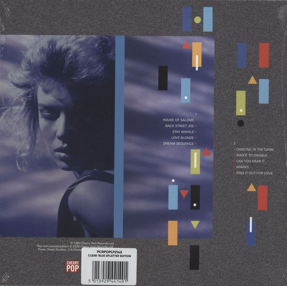 Kim Wilde Catch As Catch Can - Clear/Blue Splatter Vinyl - Sealed UK vinyl LP album (LP record) 5013929441491