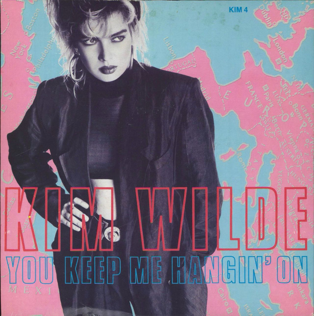 Kim Wilde You Keep Me Hanging On - Solid UK 7" vinyl single (7 inch record / 45) KIM4