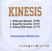 Kinesis Billboard Beauty UK Promo CD-R acetate CD-R ACETATE