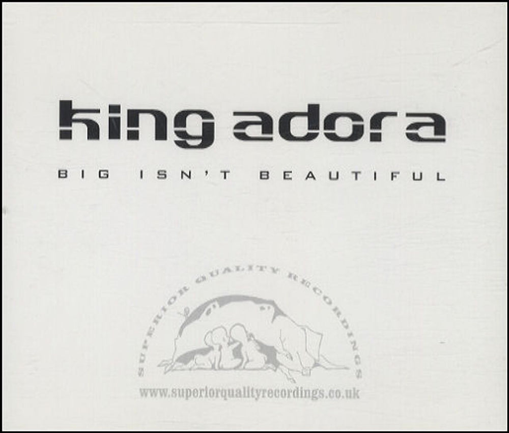 King Adora Big Isn't Beautiful UK Promo CD single (CD5 / 5") KING2