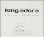 King Adora Big Isn't Beautiful UK Promo CD single (CD5 / 5") KING2