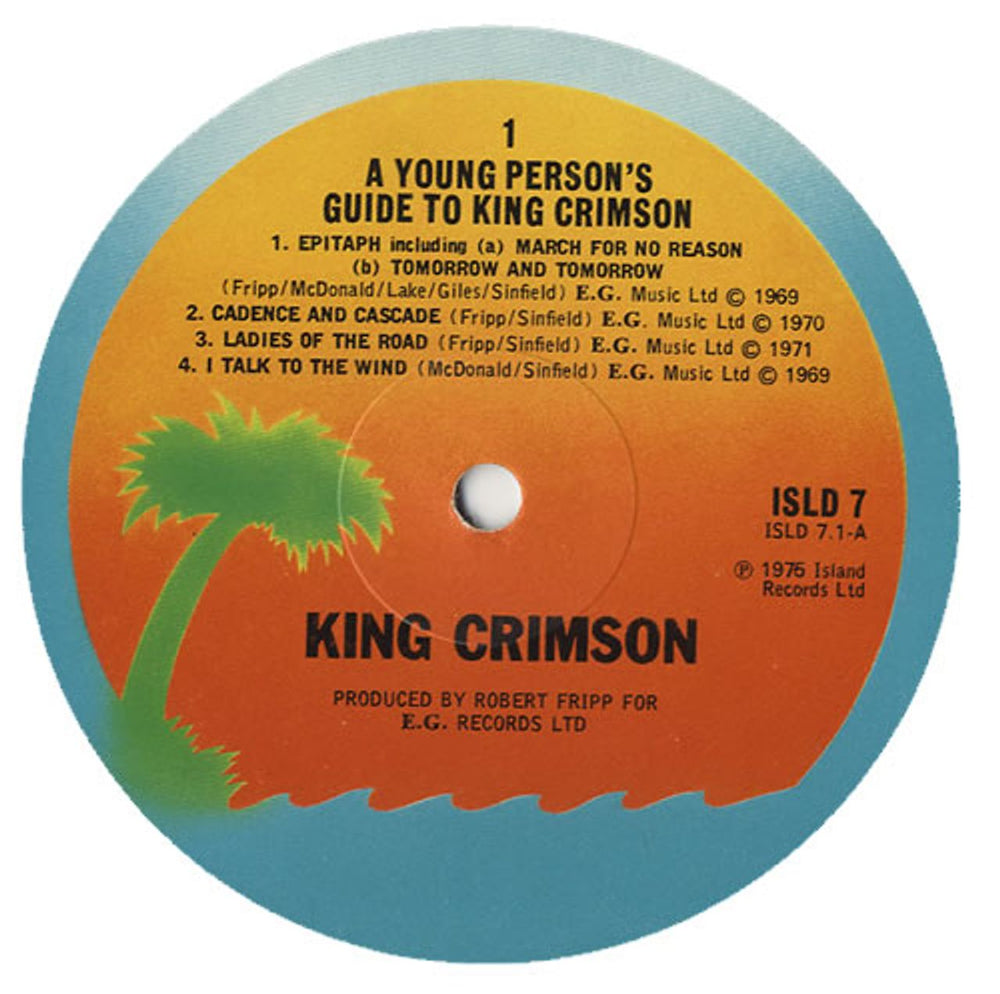 King Crimson The Young Persons' Guide + Booklet UK 2-LP vinyl record set (Double LP Album) KNC2LTH270952