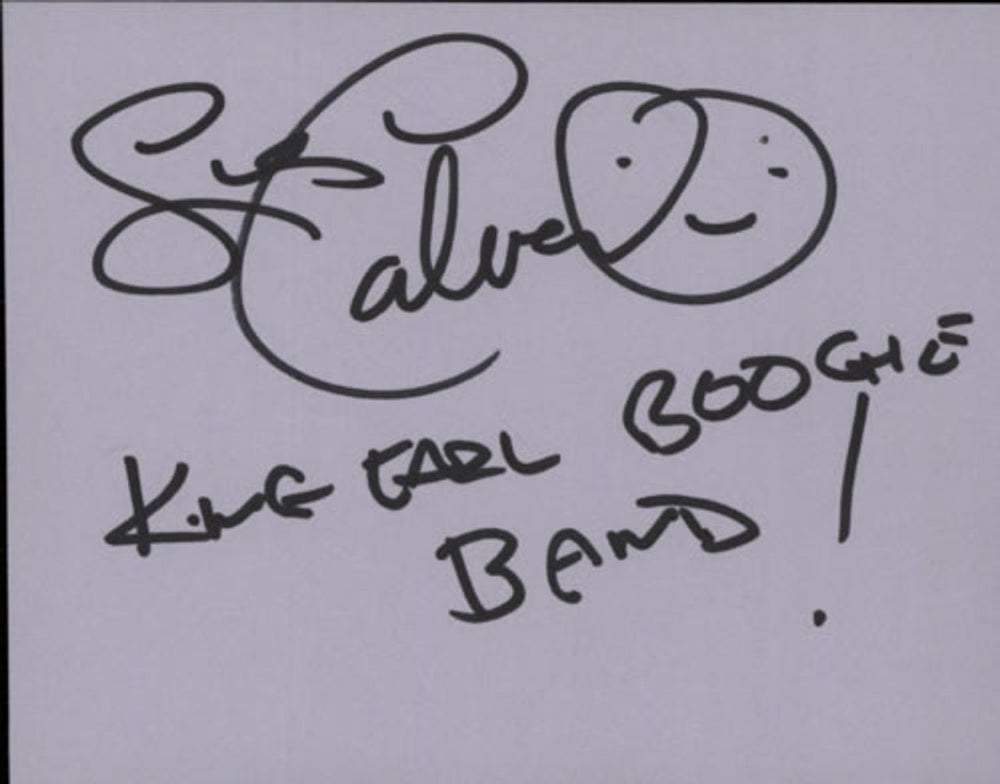 King Earl Boogie Band Pages From An Autograph Book UK memorabilia AUTOGRAPHS