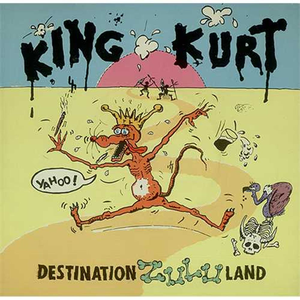 King Kurt Destination Zulu Land UK 7" vinyl single (7 inch record / 45) BUY189