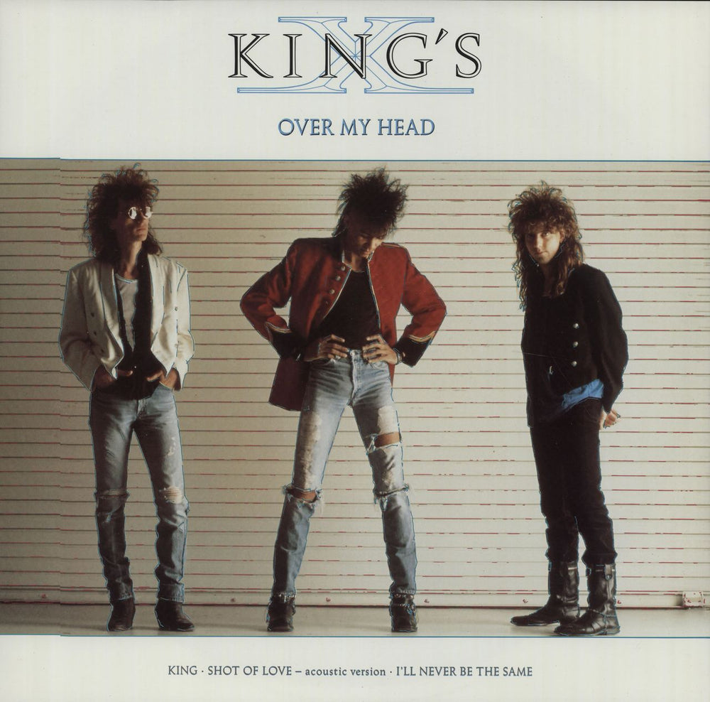 King's X Over My Head UK 12" vinyl single (12 inch record / Maxi-single) A8982T