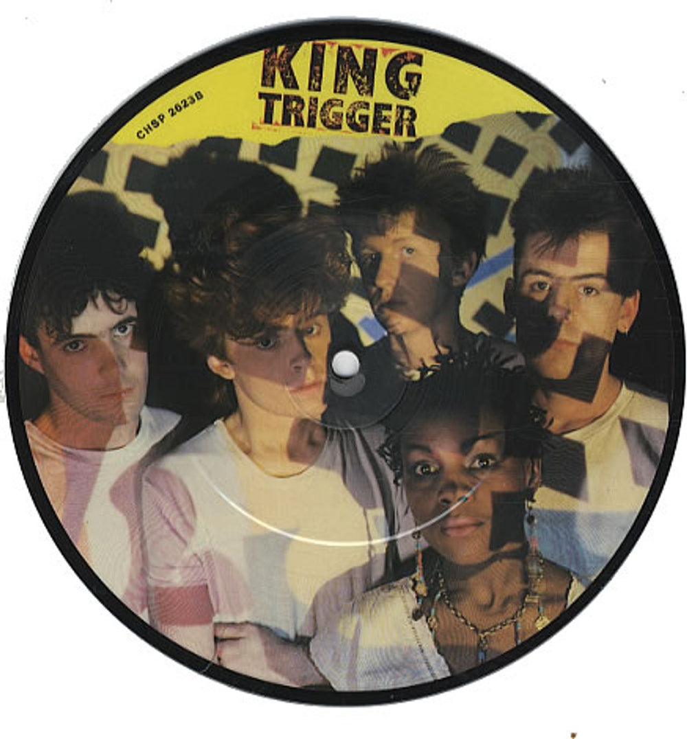 King Trigger River UK 7" vinyl picture disc (7 inch picture disc single) CHSP2623