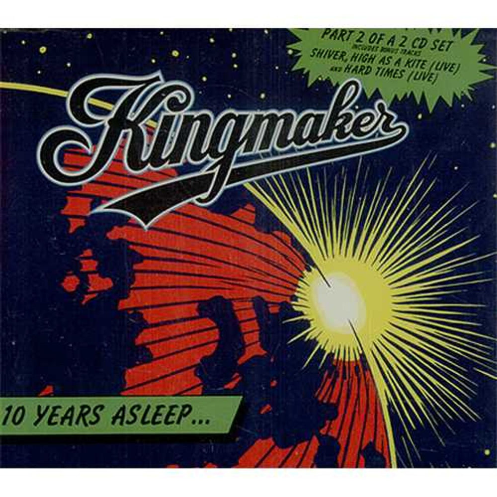 Kingmaker 10 Years Asleep UK CD single (CD5 / 5") CDSCORCH8