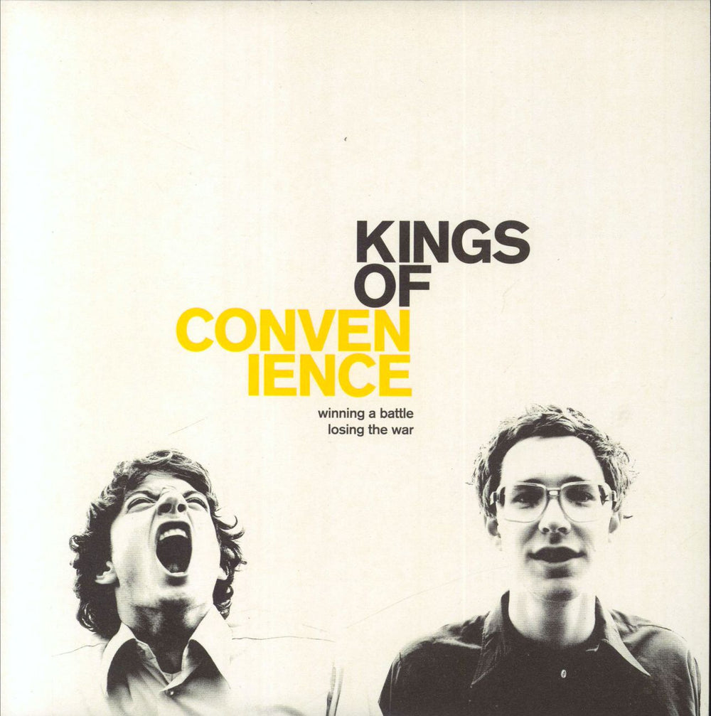 Kings Of Convenience Winning A Battle Losing The War UK 7" vinyl single (7 inch record / 45) SOURV018