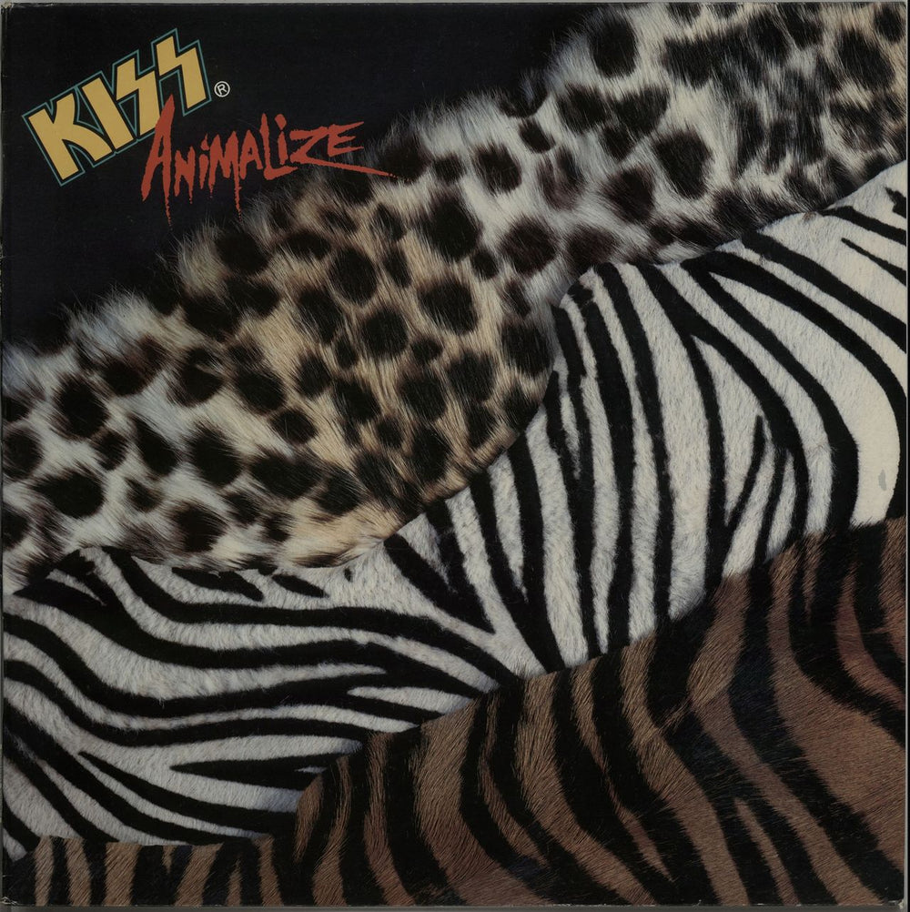 Kiss Animalize UK vinyl LP album (LP record) VERL18